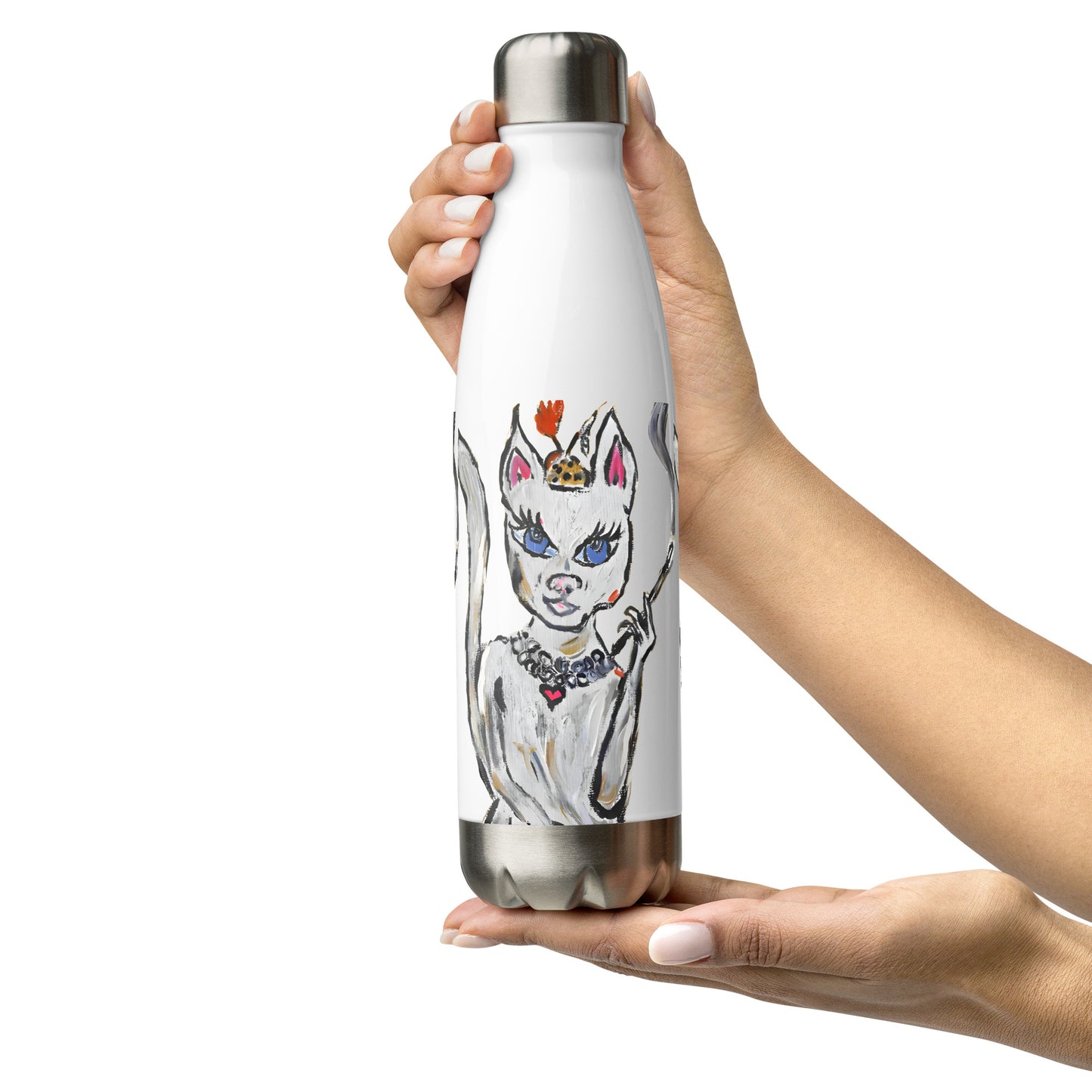 I Am Woman Stainless steel water bottle