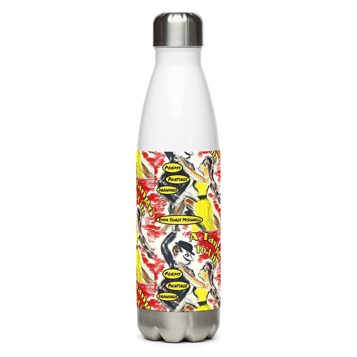 A Tango to Life Book Cover Vol 1 Stainless steel water bottle