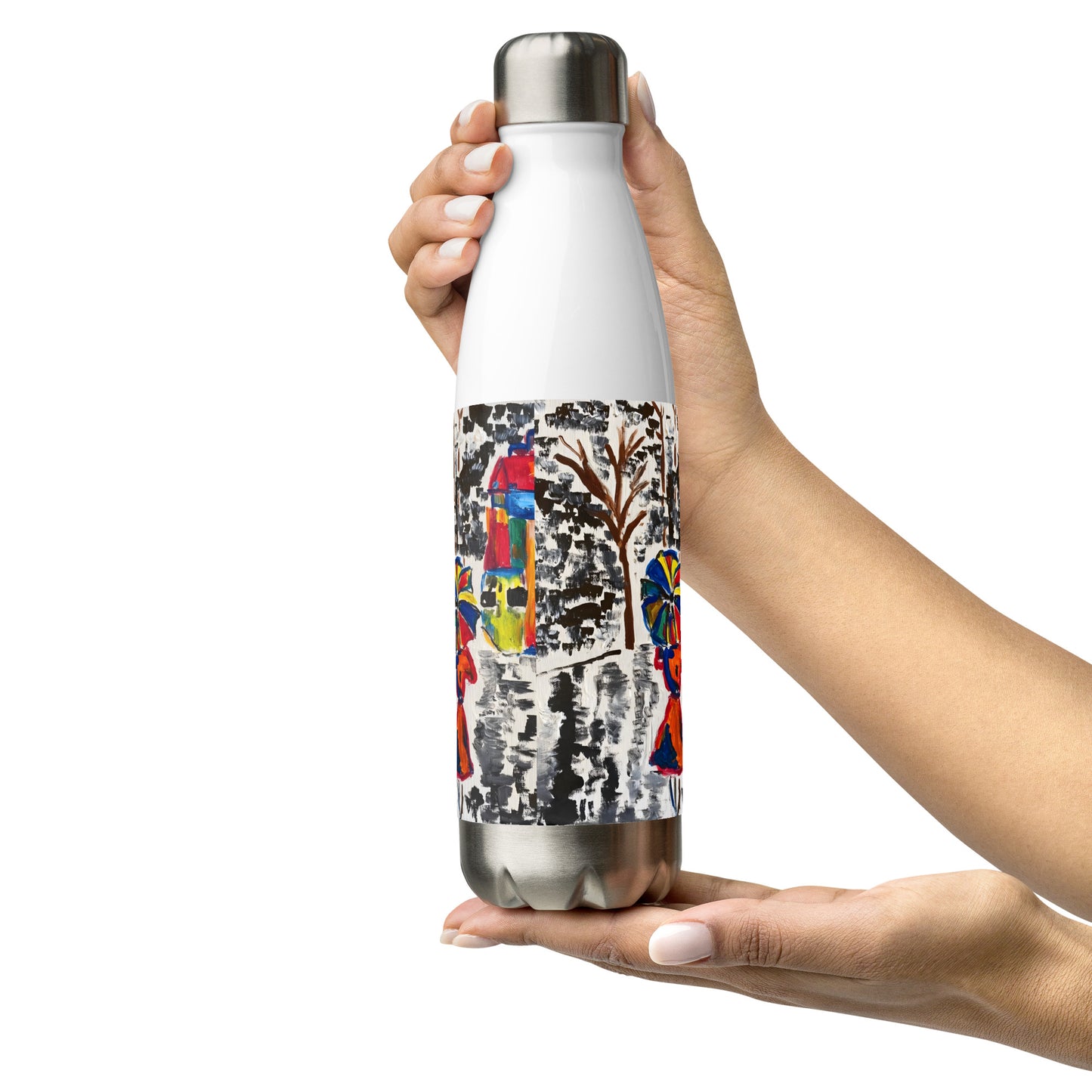 Rain Stainless steel water bottle