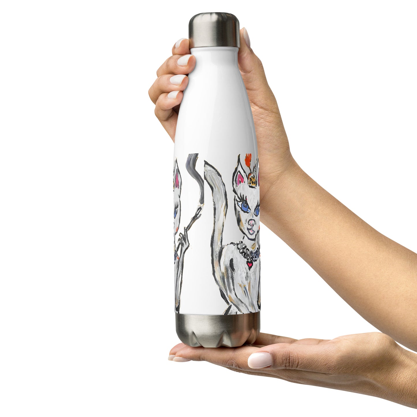 I Am Woman Stainless steel water bottle