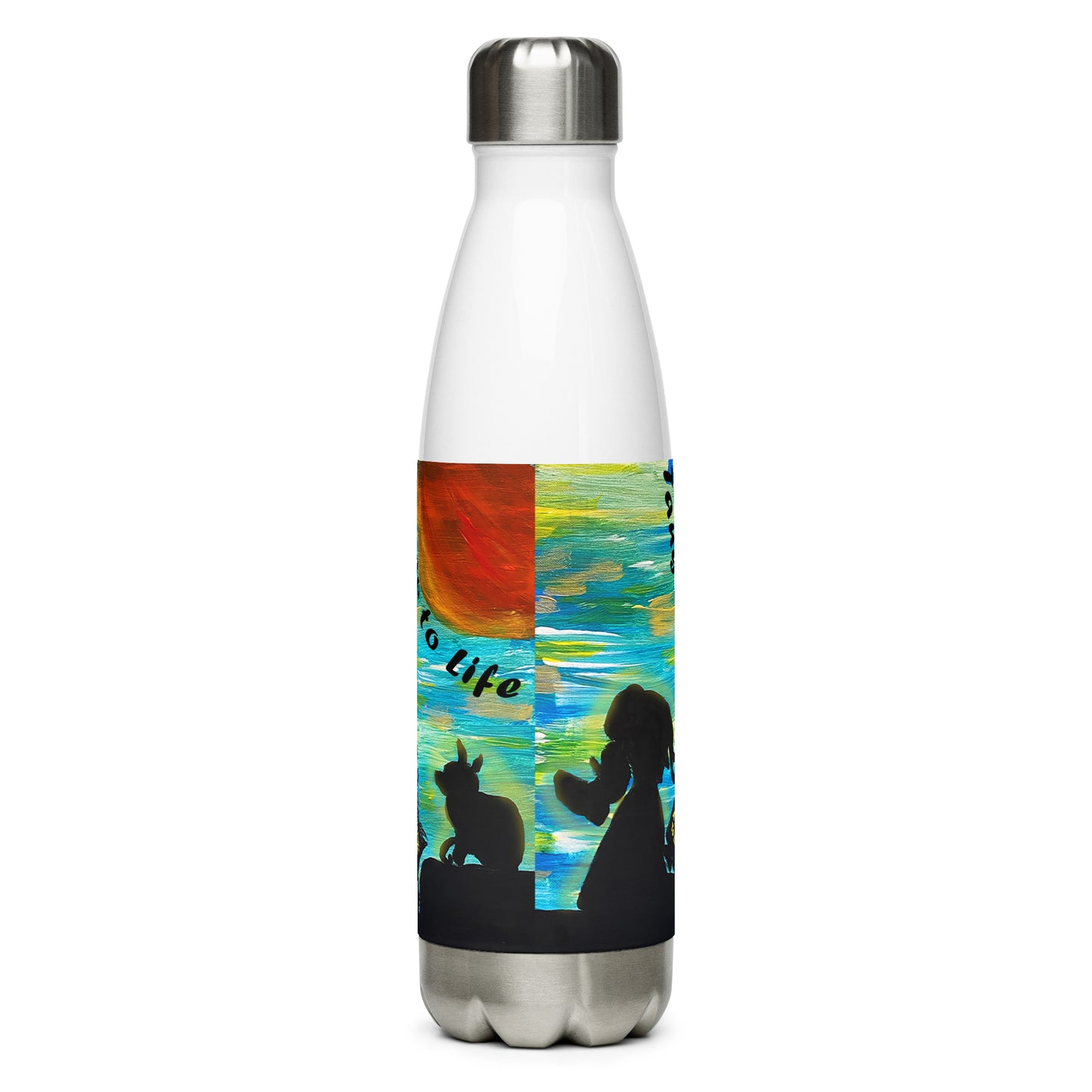 A Tango To Life 2 Stainless steel water bottle