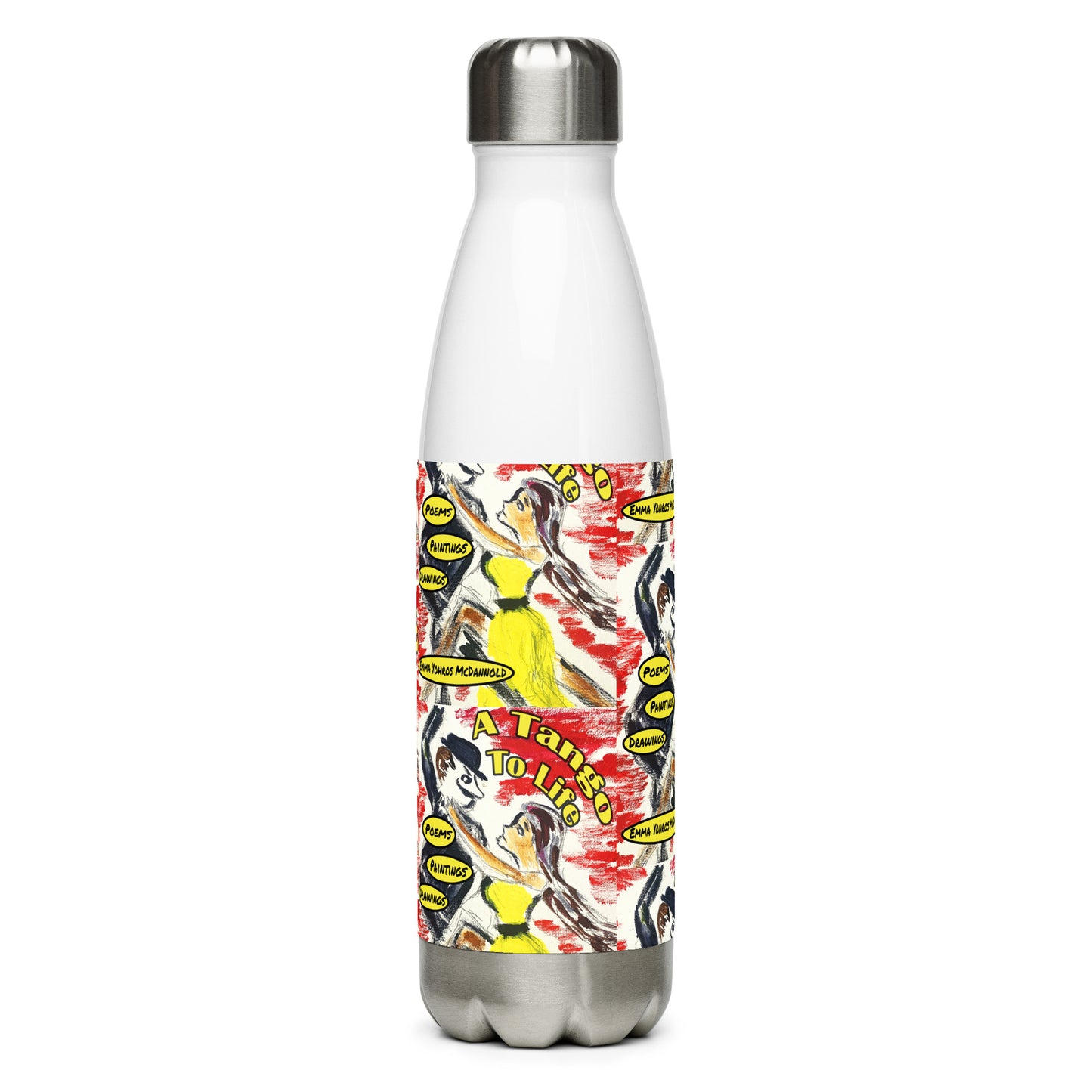 A Tango to Life Book Cover Vol 1 Stainless steel water bottle