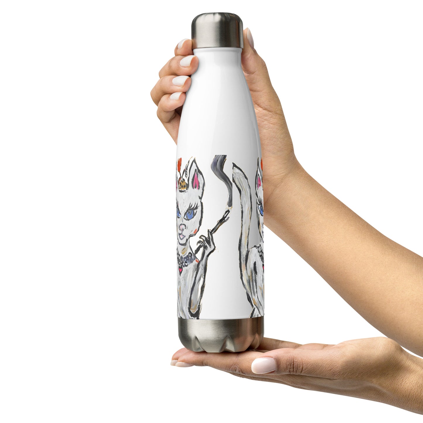 I Am Woman Stainless steel water bottle