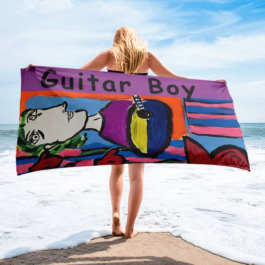 Guitar Boy Towel - A Tango to Life