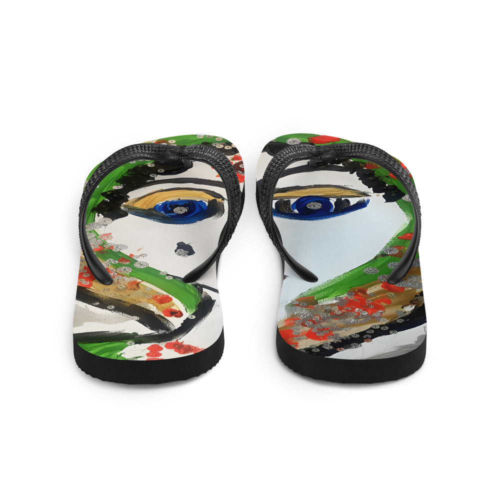 Indian Woman Flip-Flops