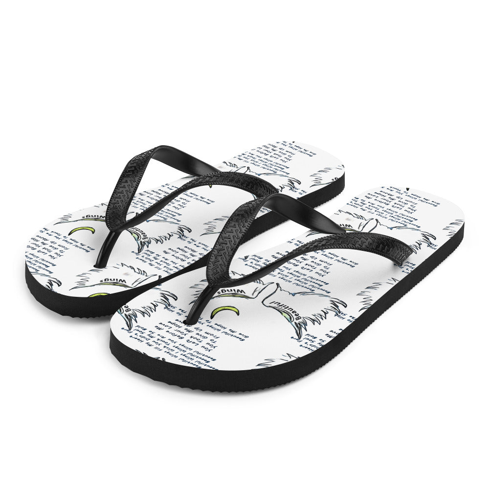 Beautiful Wings Flip-Flops