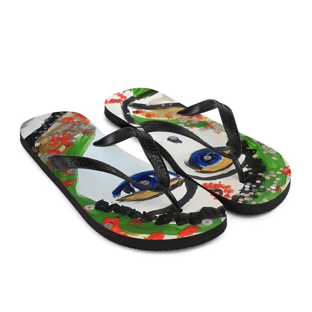 Indian Woman Flip-Flops