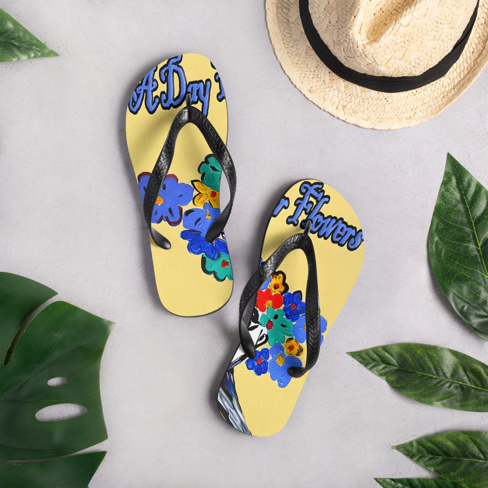 A Day For Flowers Flip-Flops