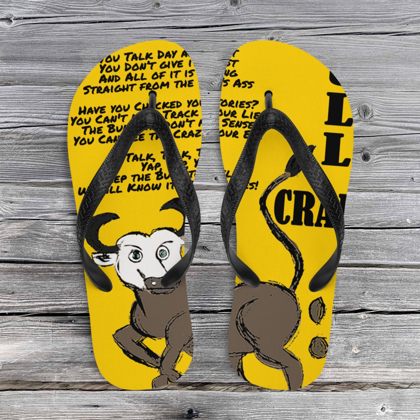 Bull Crap Flip-Flops