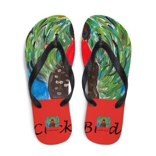 Cuckoo Bird Flip-Flops