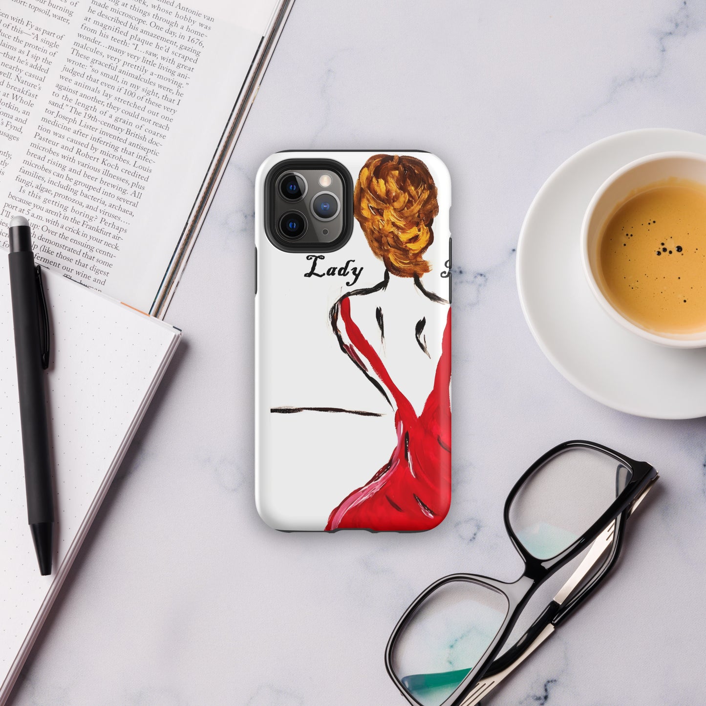 Lady In Red Tough Case for iPhone®