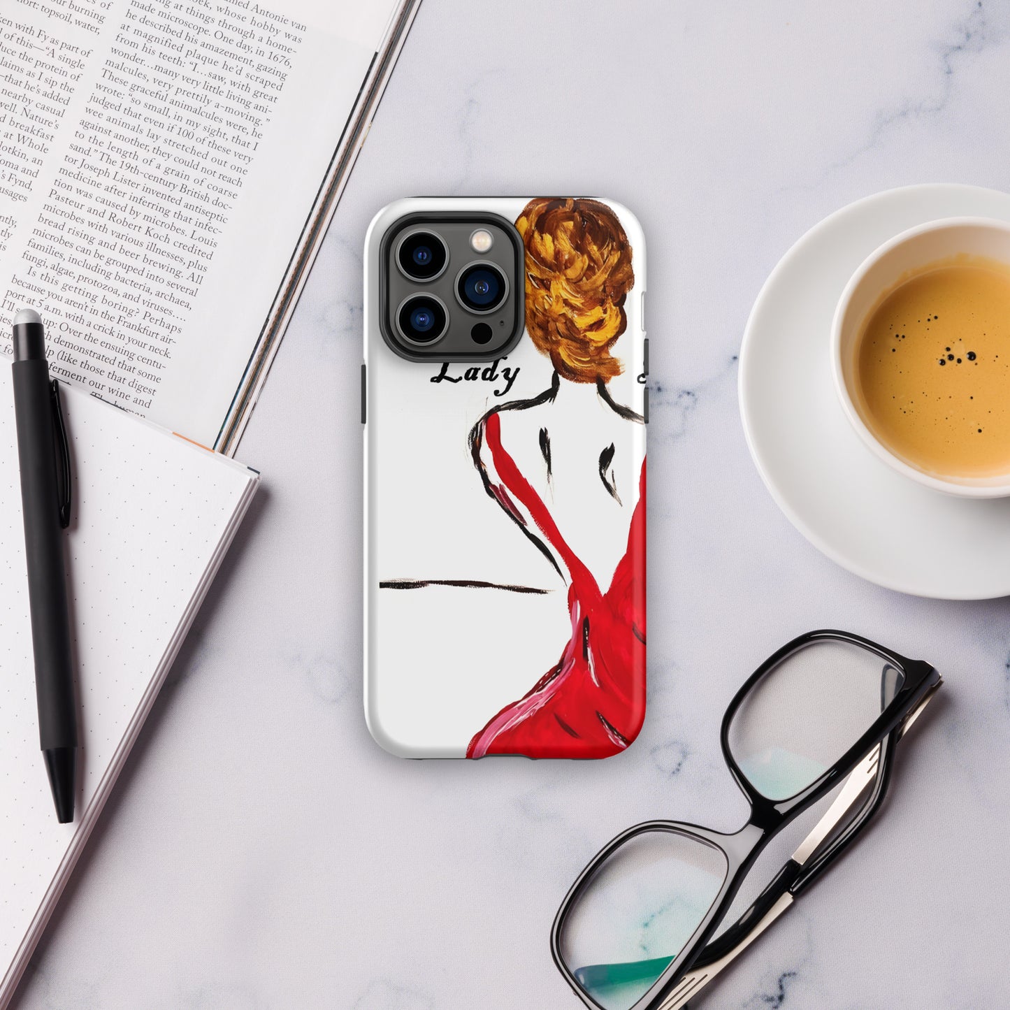 Lady In Red Tough Case for iPhone®