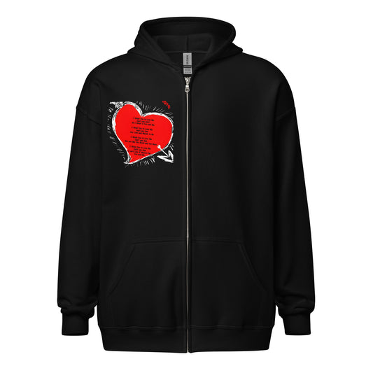 I Want Your Love Unisex heavy blend zip hoodie