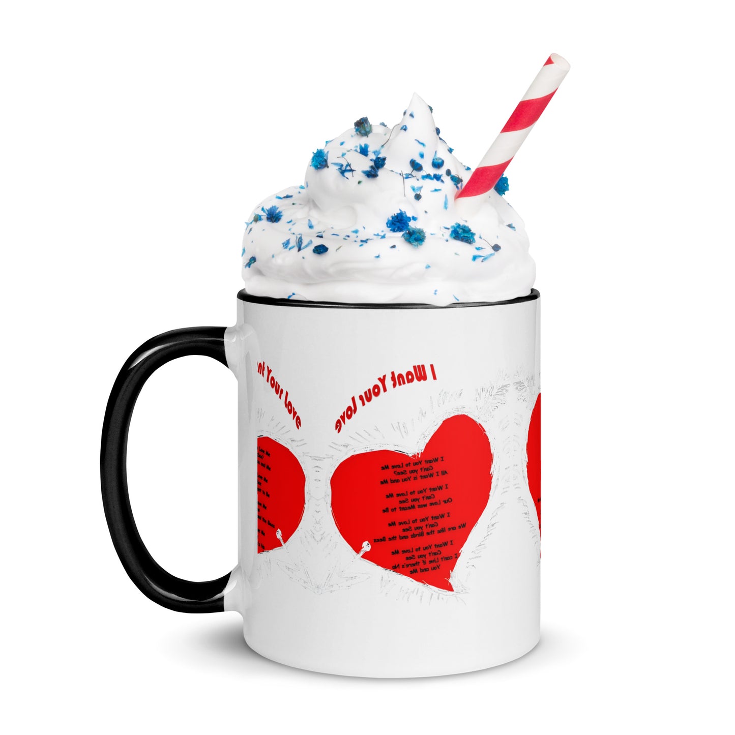 I Want Your Love Mug with Color Inside