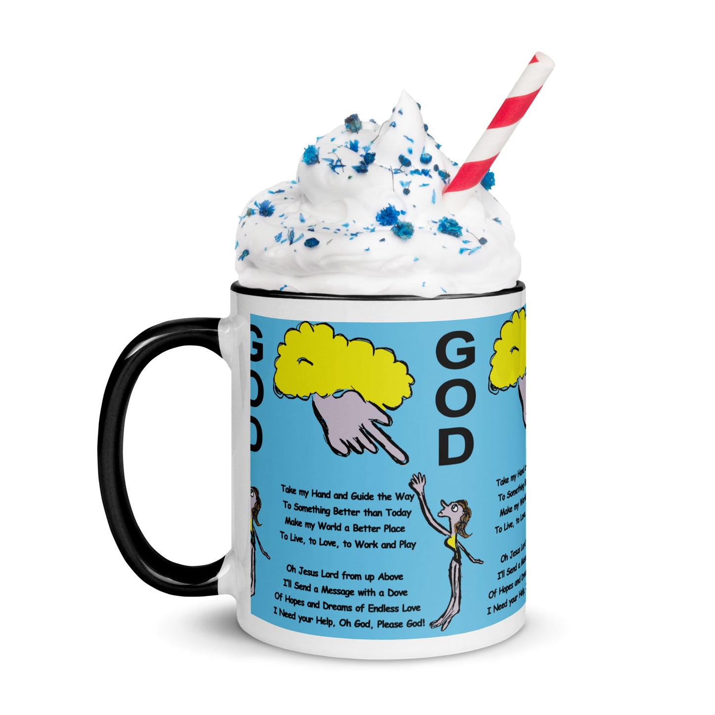 God Mug with Color Inside