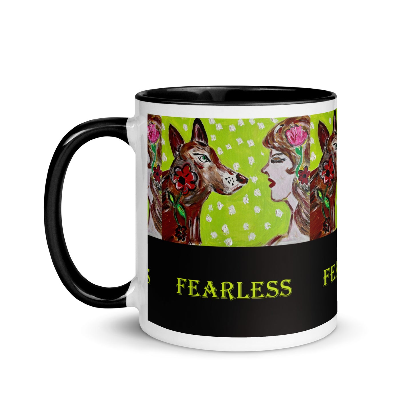 Fearless Mug with Color Inside