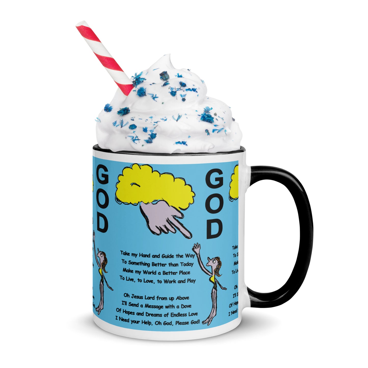 God Mug with Color Inside