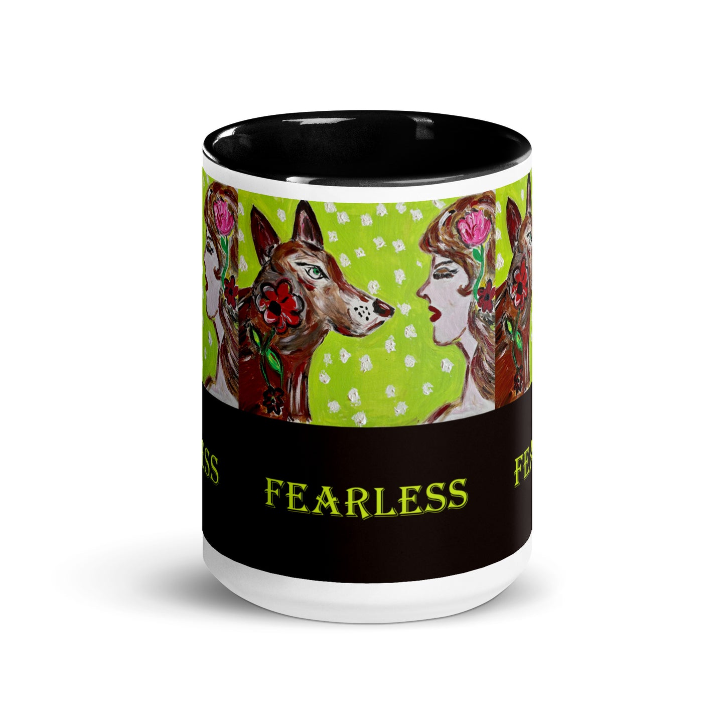 Fearless Mug with Color Inside