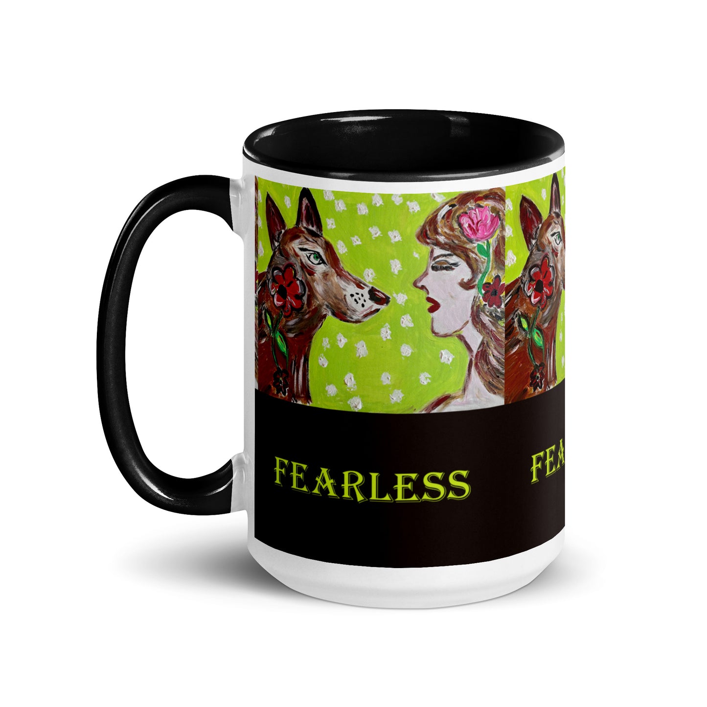 Fearless Mug with Color Inside