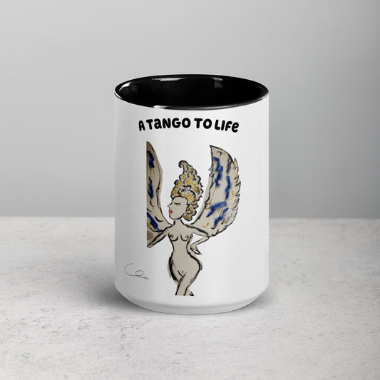 Stuck Up Mug with Color Inside - A Tango to Life