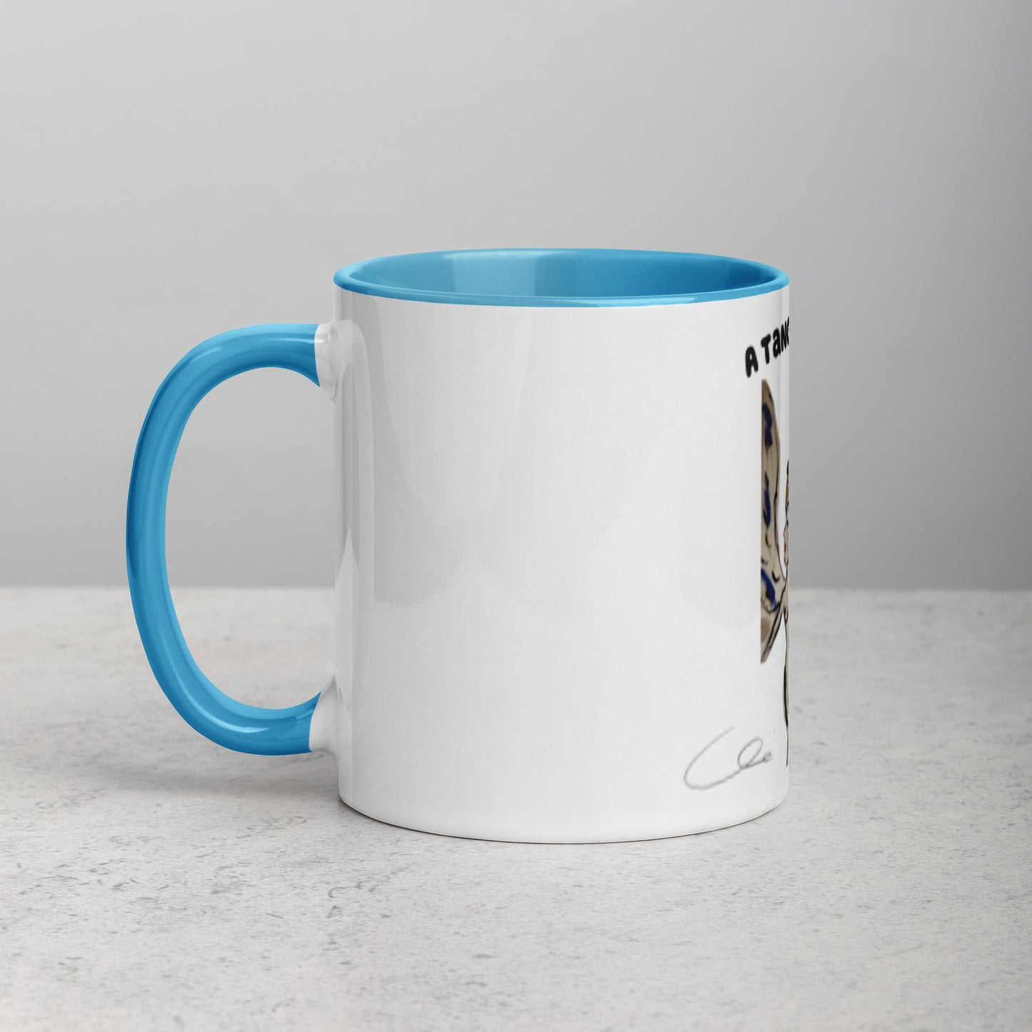 Stuck Up Mug with Color Inside - A Tango to Life