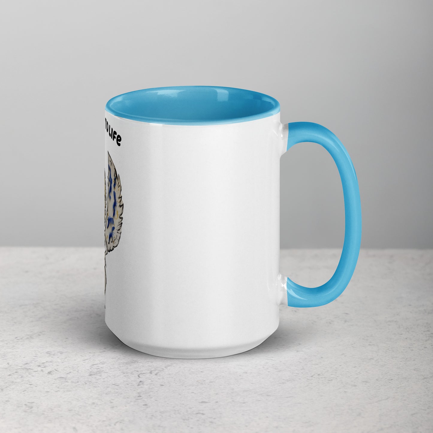 Stuck Up Mug with Color Inside - A Tango to Life