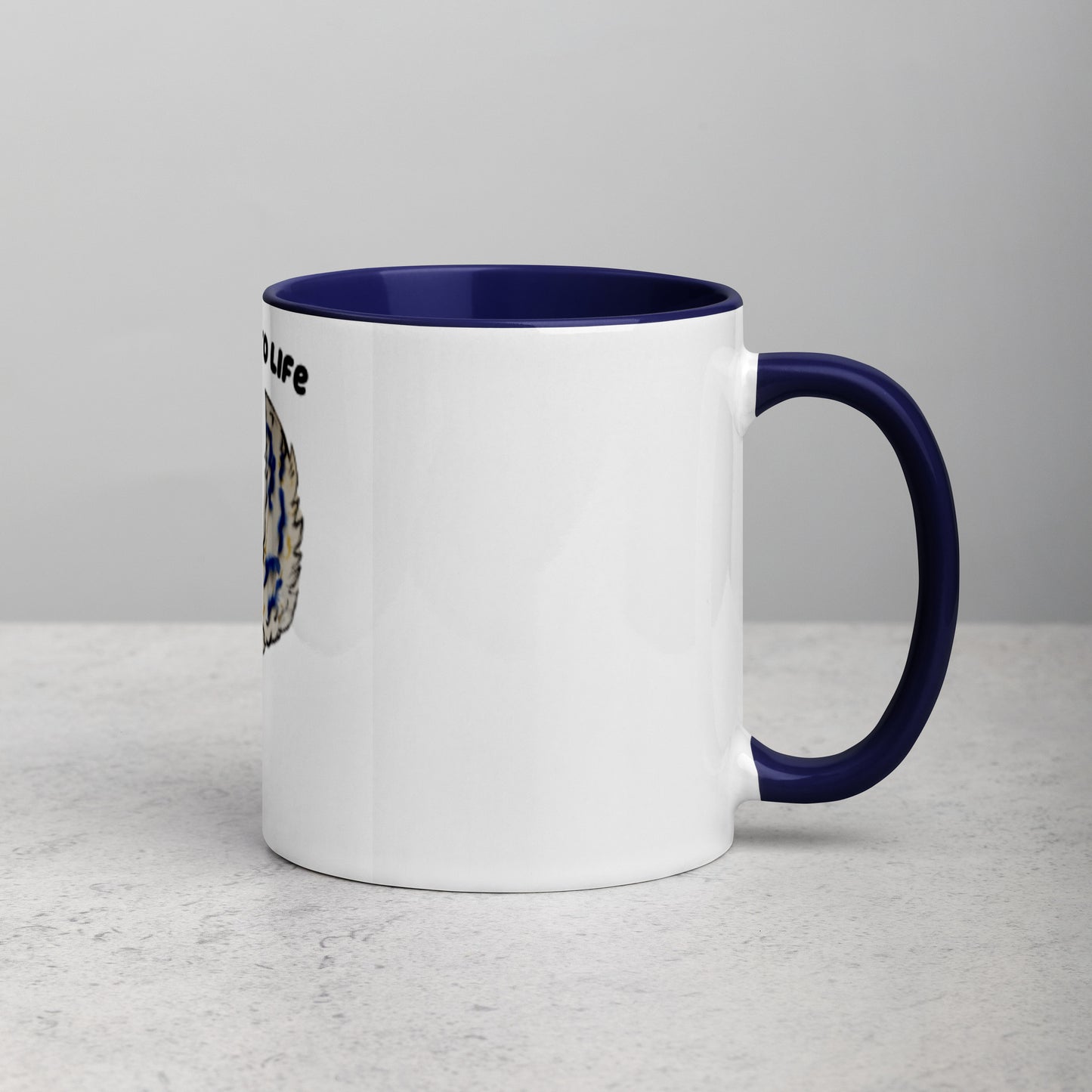 Stuck Up Mug with Color Inside - A Tango to Life