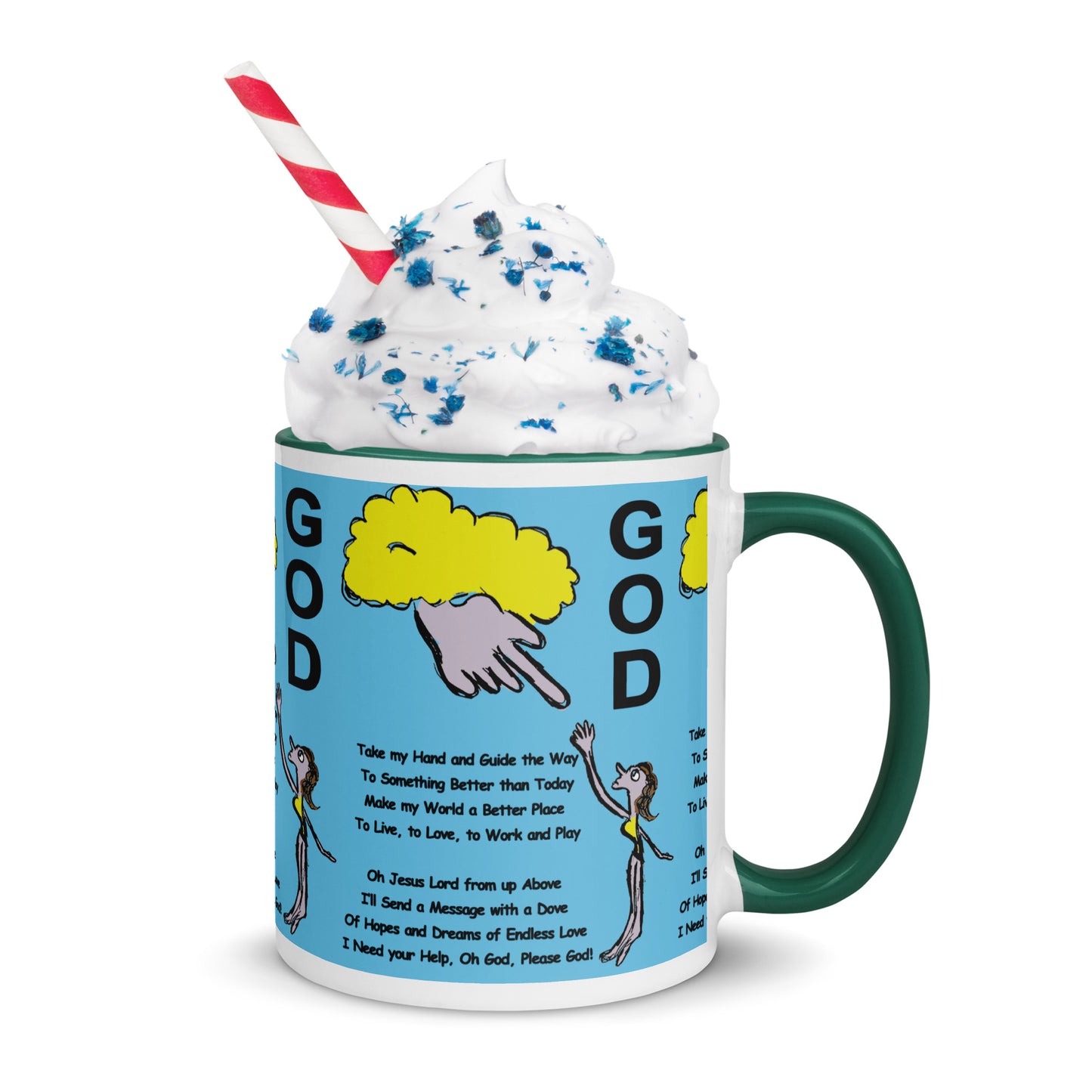 God Mug with Color Inside