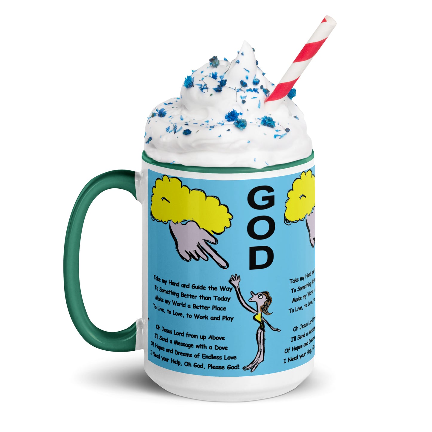 God Mug with Color Inside