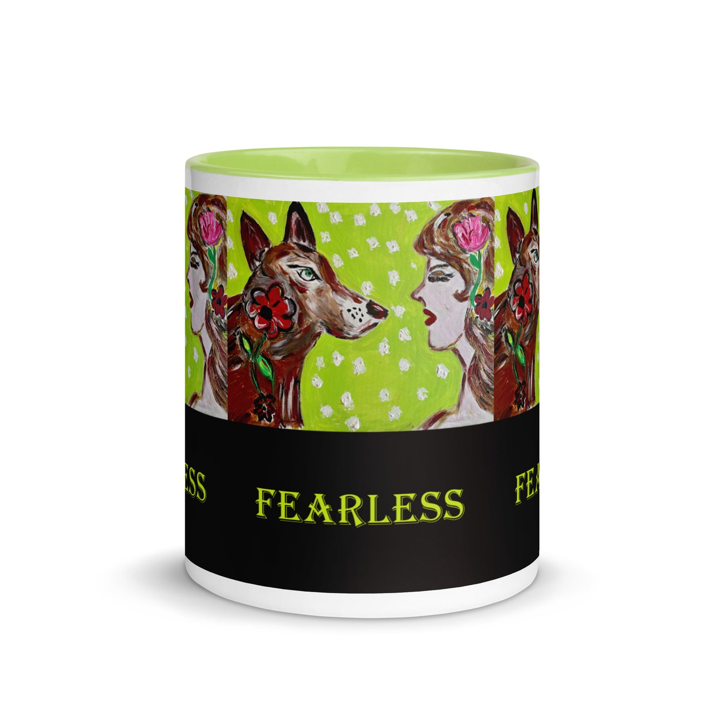 Fearless Mug with Color Inside