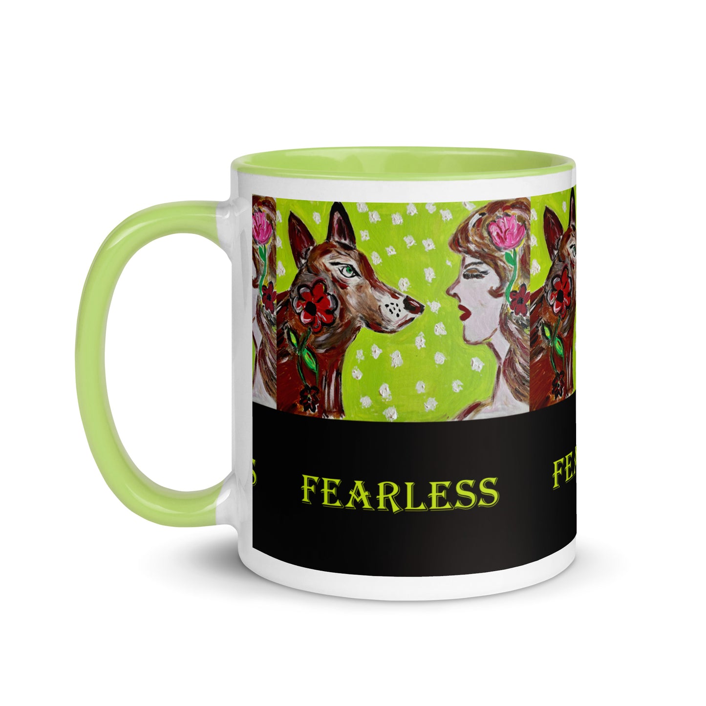 Fearless Mug with Color Inside