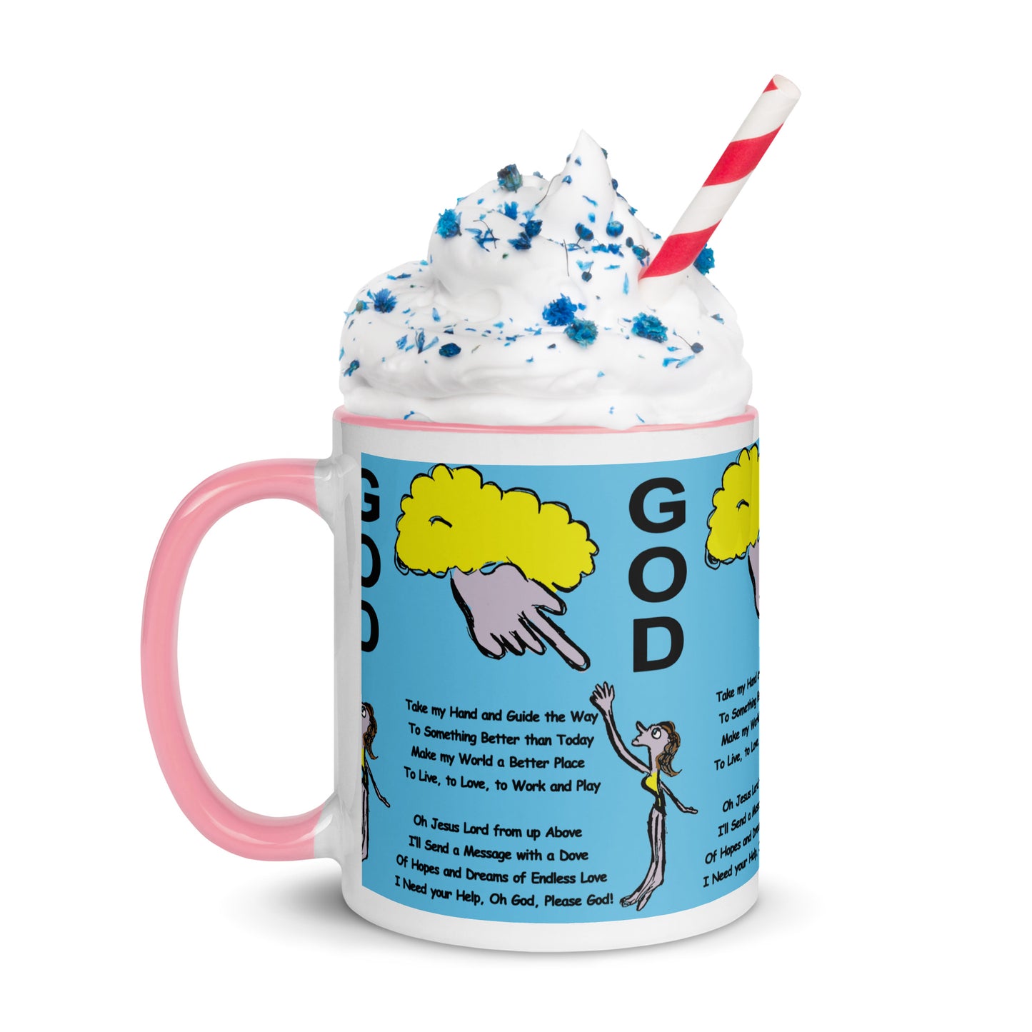 God Mug with Color Inside