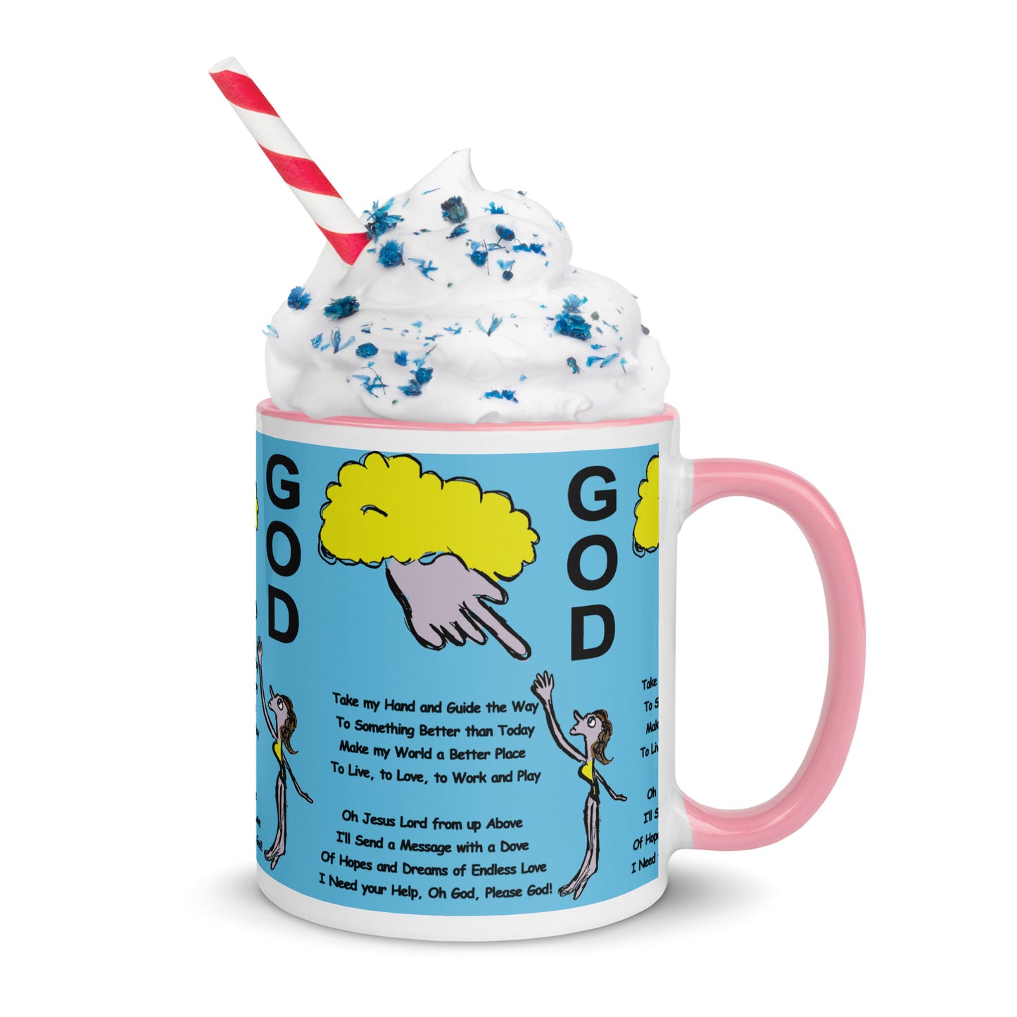 God Mug with Color Inside