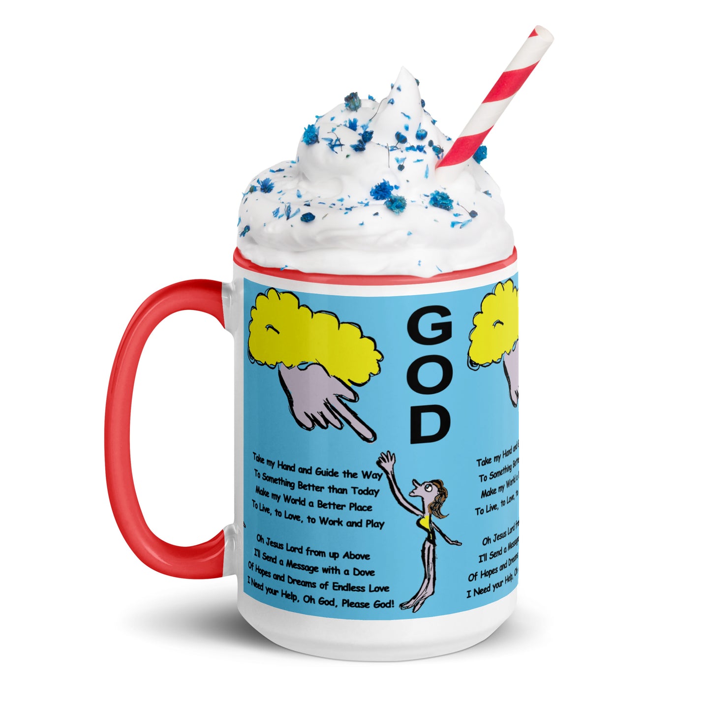 God Mug with Color Inside