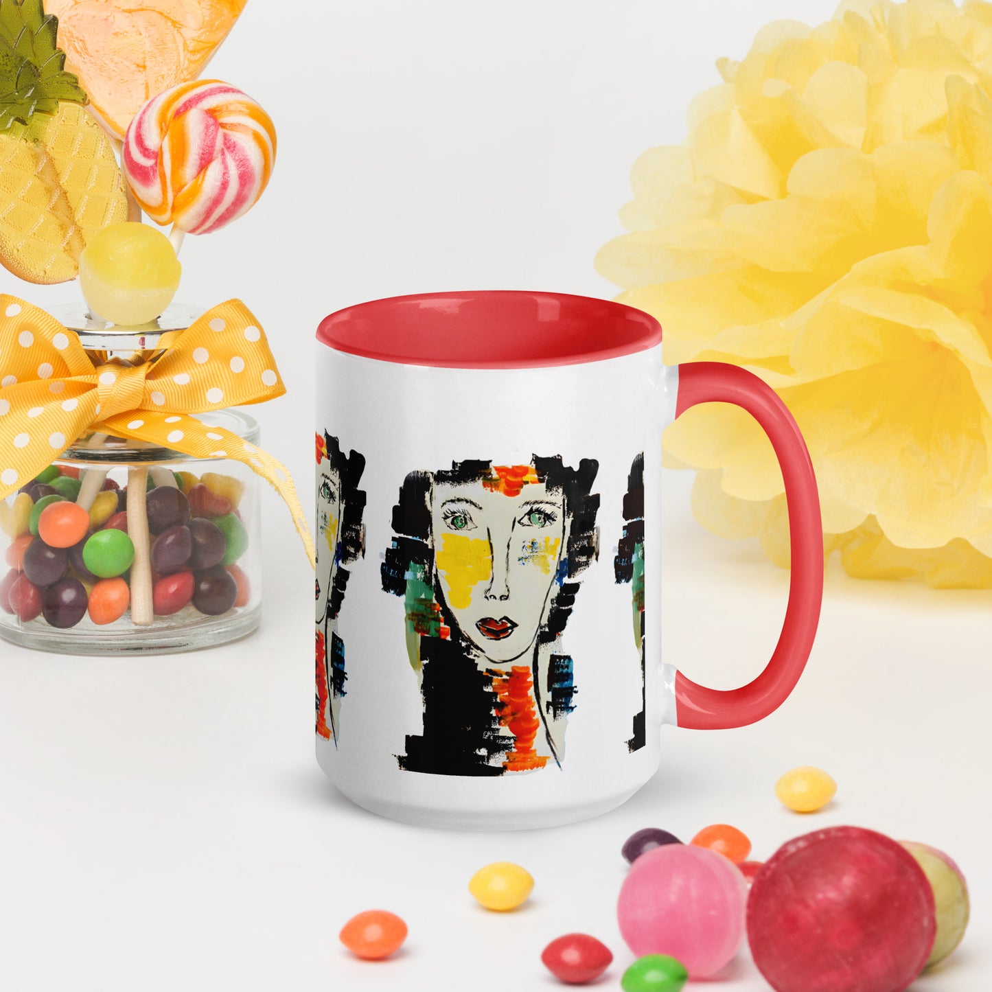 "I Am"  Mug with Color Inside