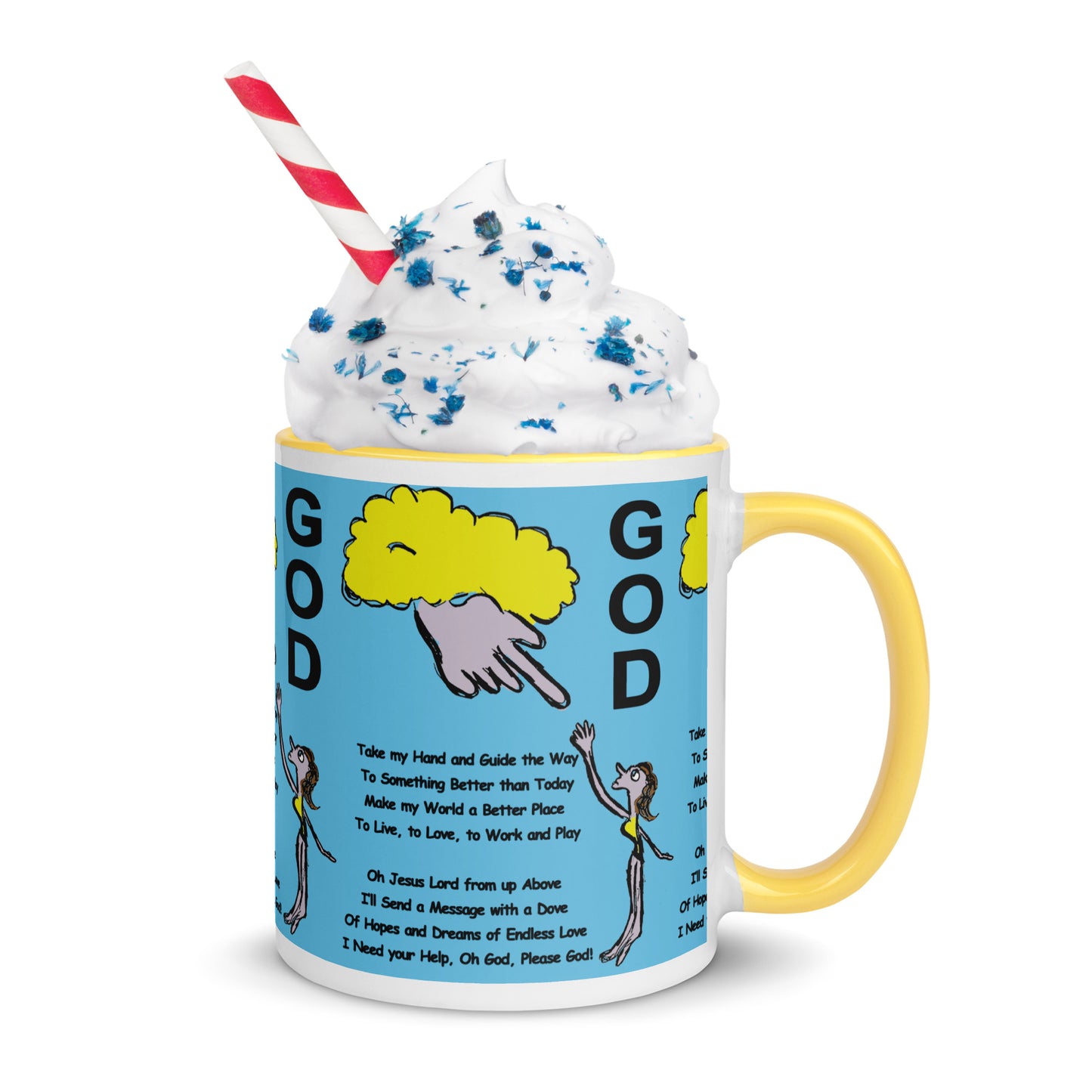 God Mug with Color Inside