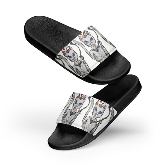 I Am Woman Women's slides