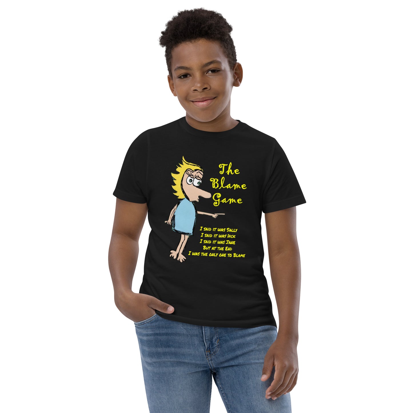 The Blame Game - Youth Jersey t-shirt - A Tango to Life