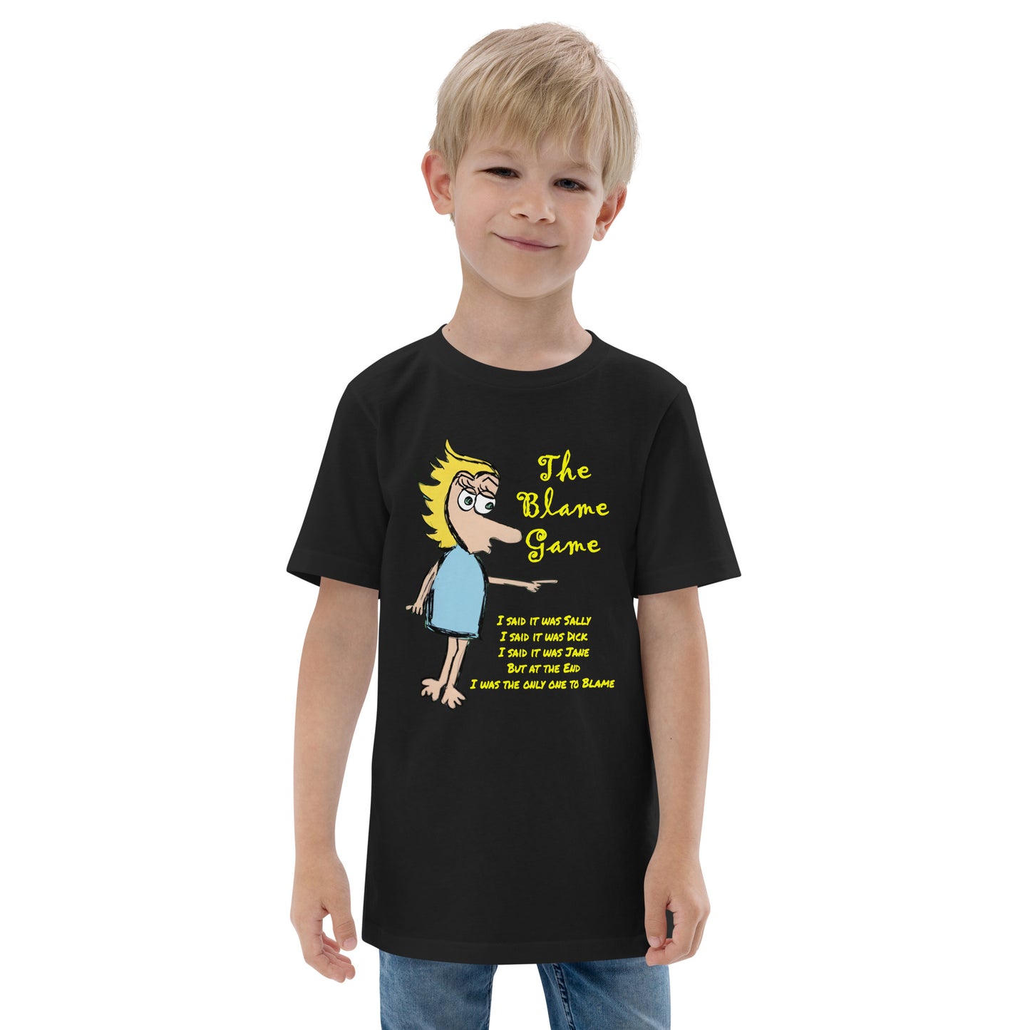 The Blame Game - Youth Jersey t-shirt - A Tango to Life