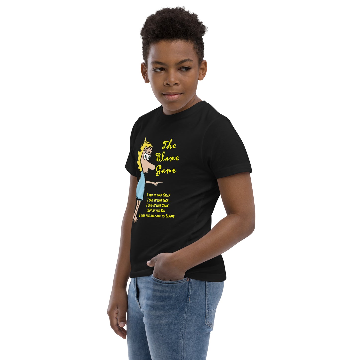 The Blame Game - Youth Jersey t-shirt - A Tango to Life