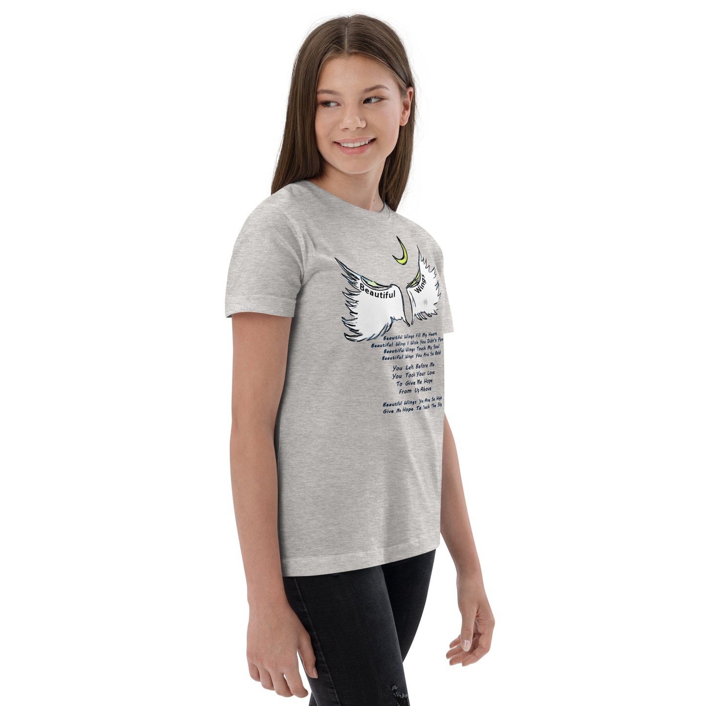 Beautiful Wings Youth jersey t-shirt - A Tango to Life