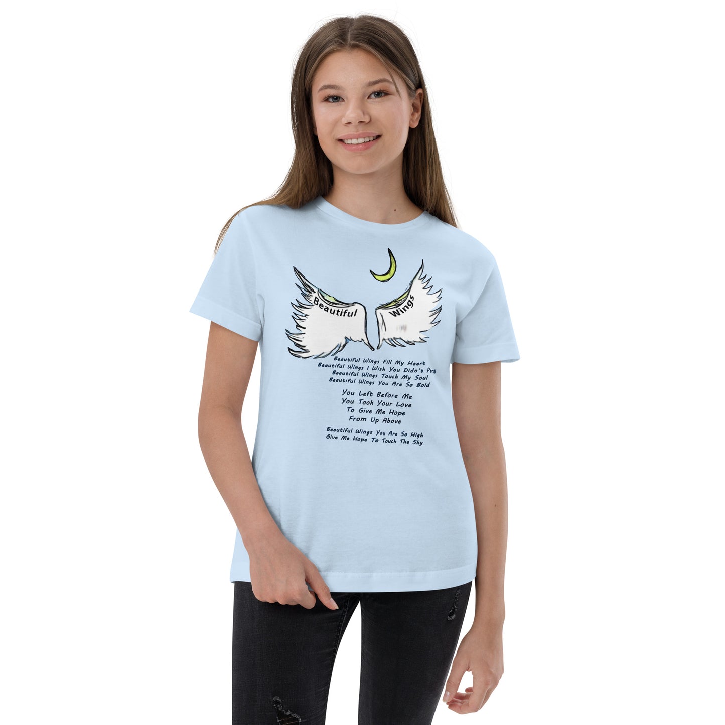 Beautiful Wings Youth jersey t-shirt - A Tango to Life