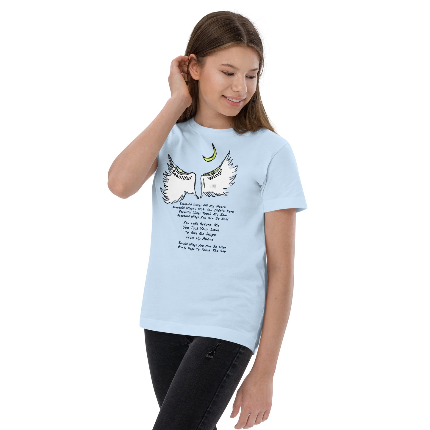 Beautiful Wings Youth jersey t-shirt - A Tango to Life