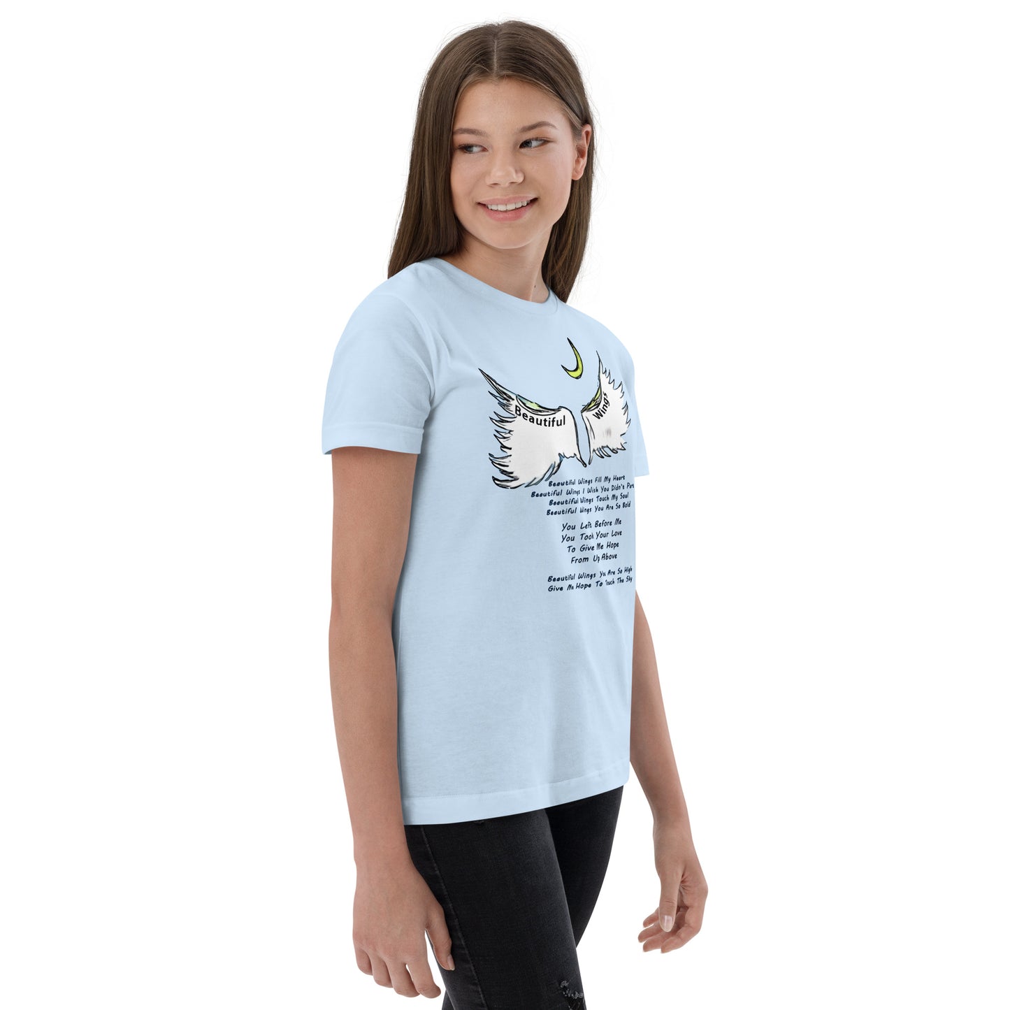 Beautiful Wings Youth jersey t-shirt - A Tango to Life