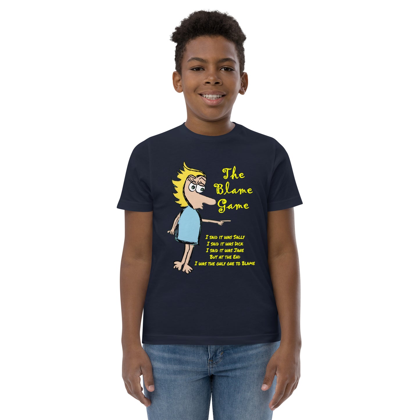 The Blame Game - Youth Jersey t-shirt - A Tango to Life