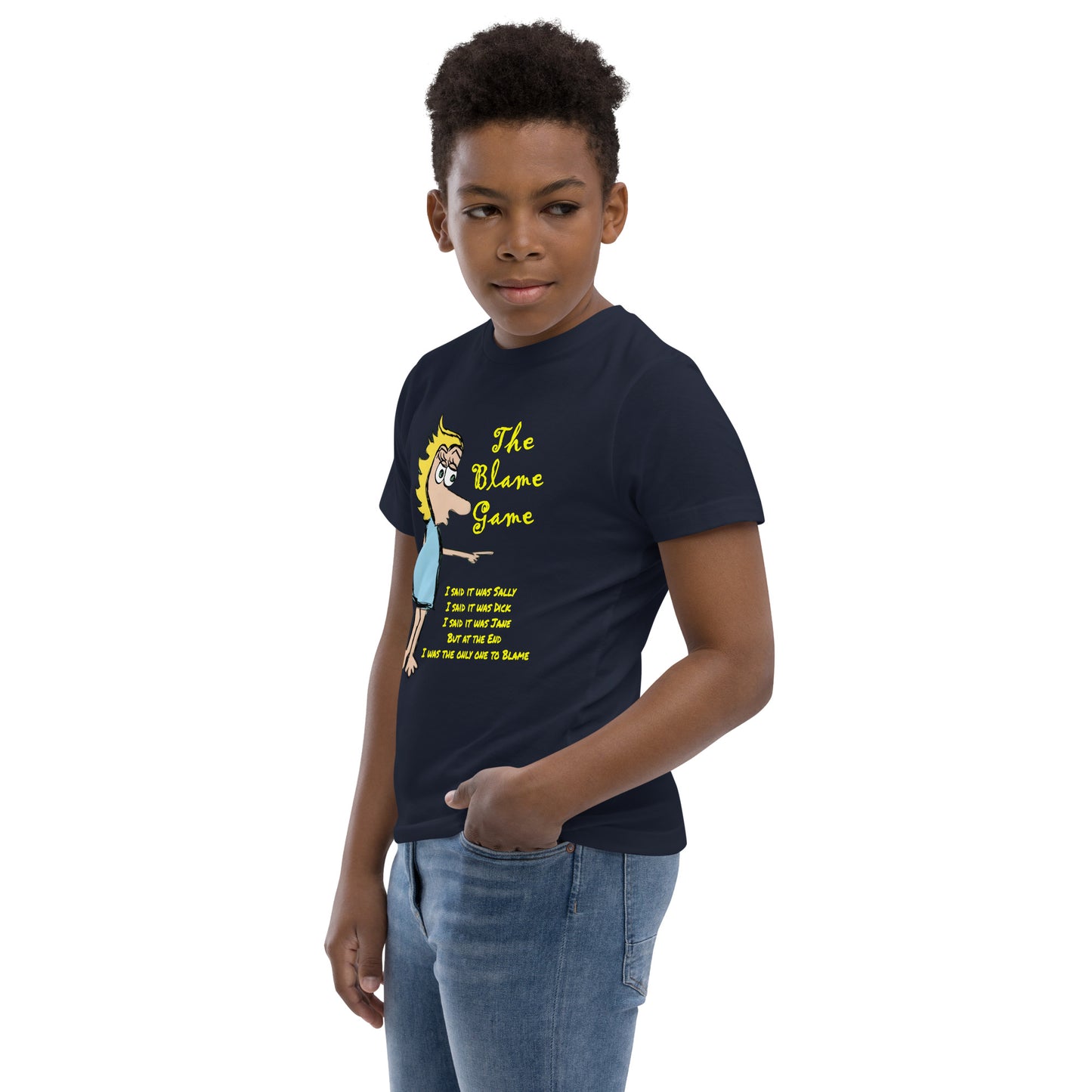 The Blame Game - Youth Jersey t-shirt - A Tango to Life