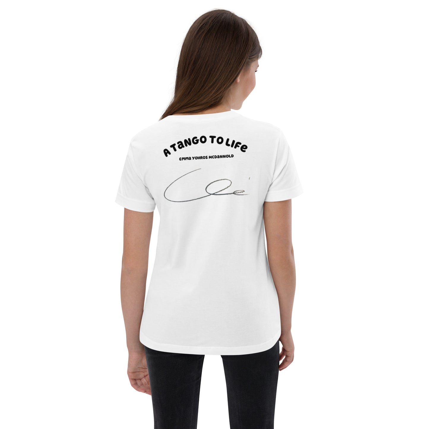 Beautiful Wings Youth jersey t-shirt - A Tango to Life