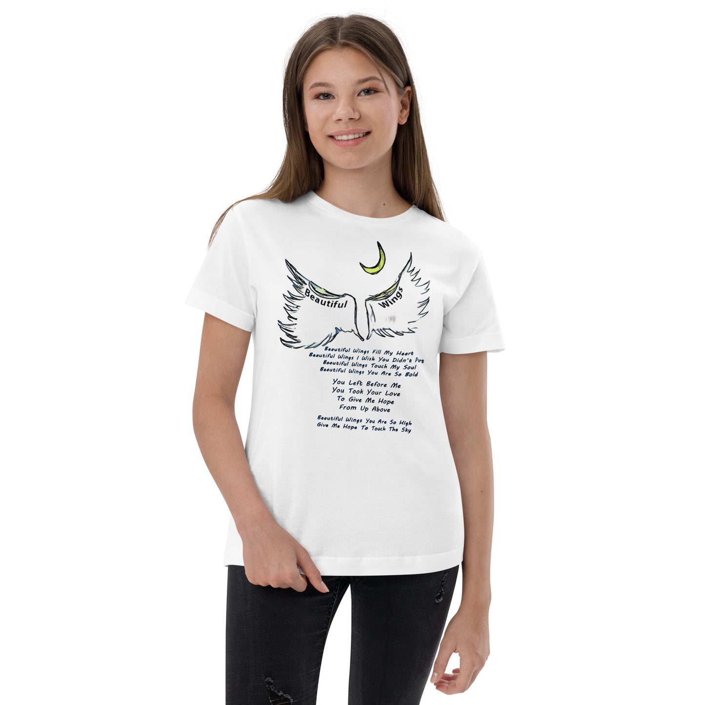 Beautiful Wings Youth jersey t-shirt - A Tango to Life