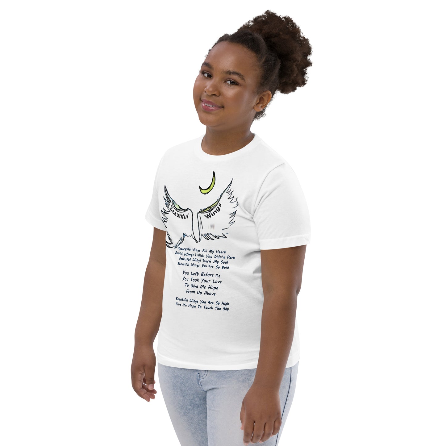 Beautiful Wings Youth jersey t-shirt - A Tango to Life