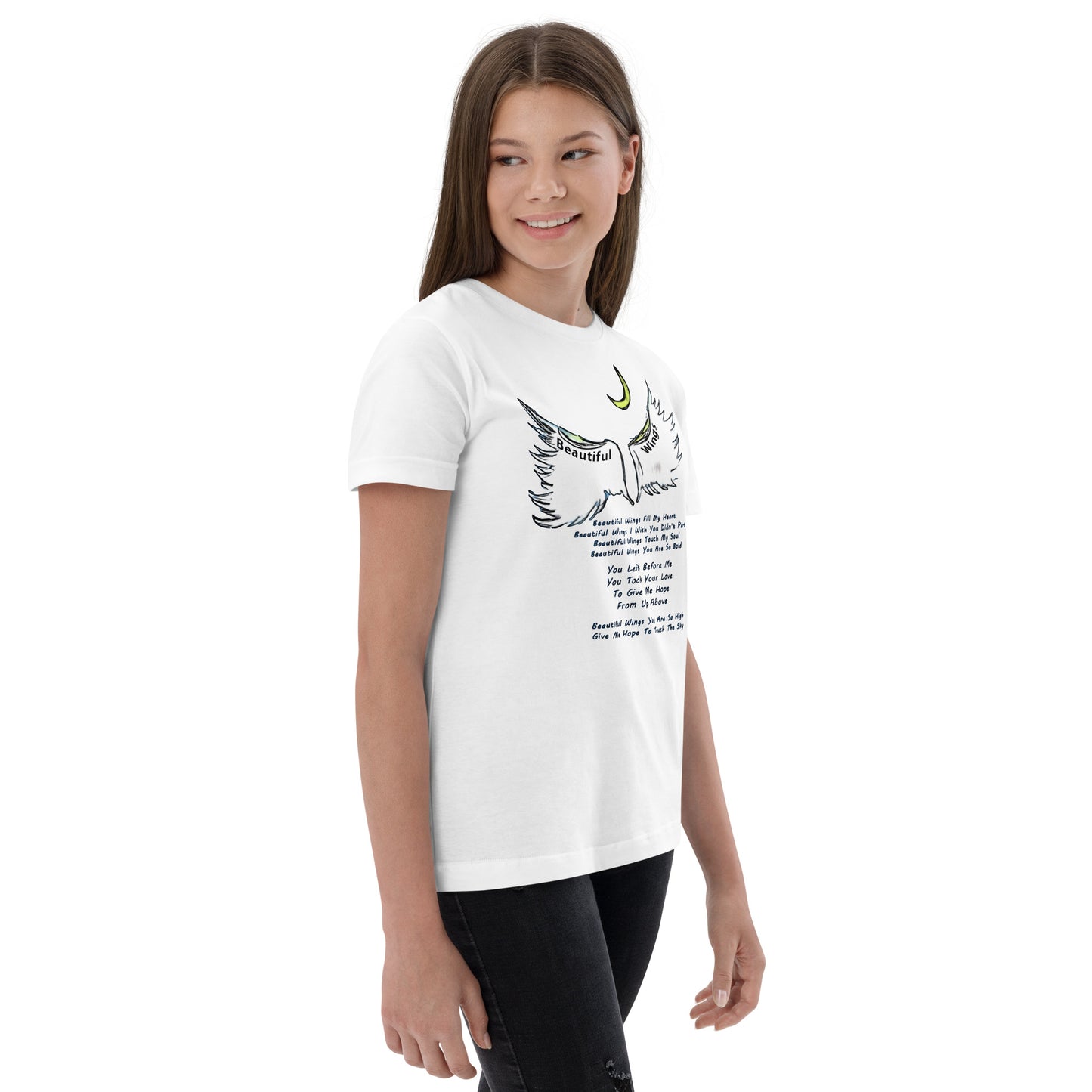 Beautiful Wings Youth jersey t-shirt - A Tango to Life